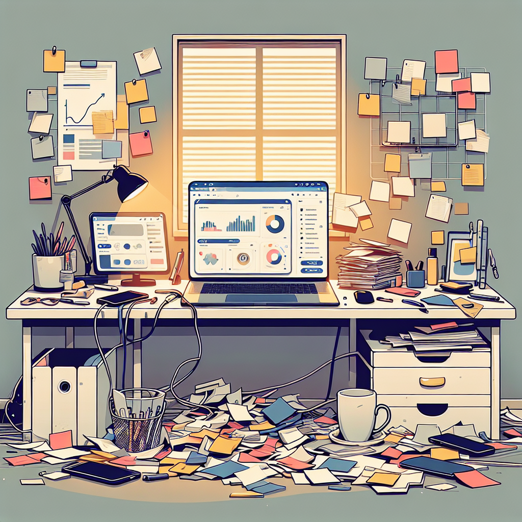 Transition from chaotic sticky notes to an organized MLM business system dashboard