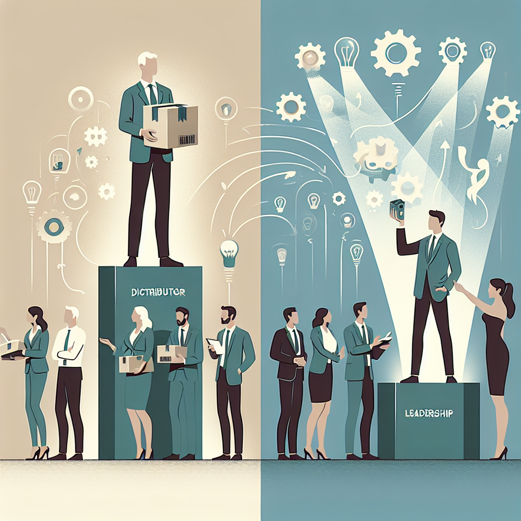 Essential transition from MLM distributor to network marketing leadership mindset