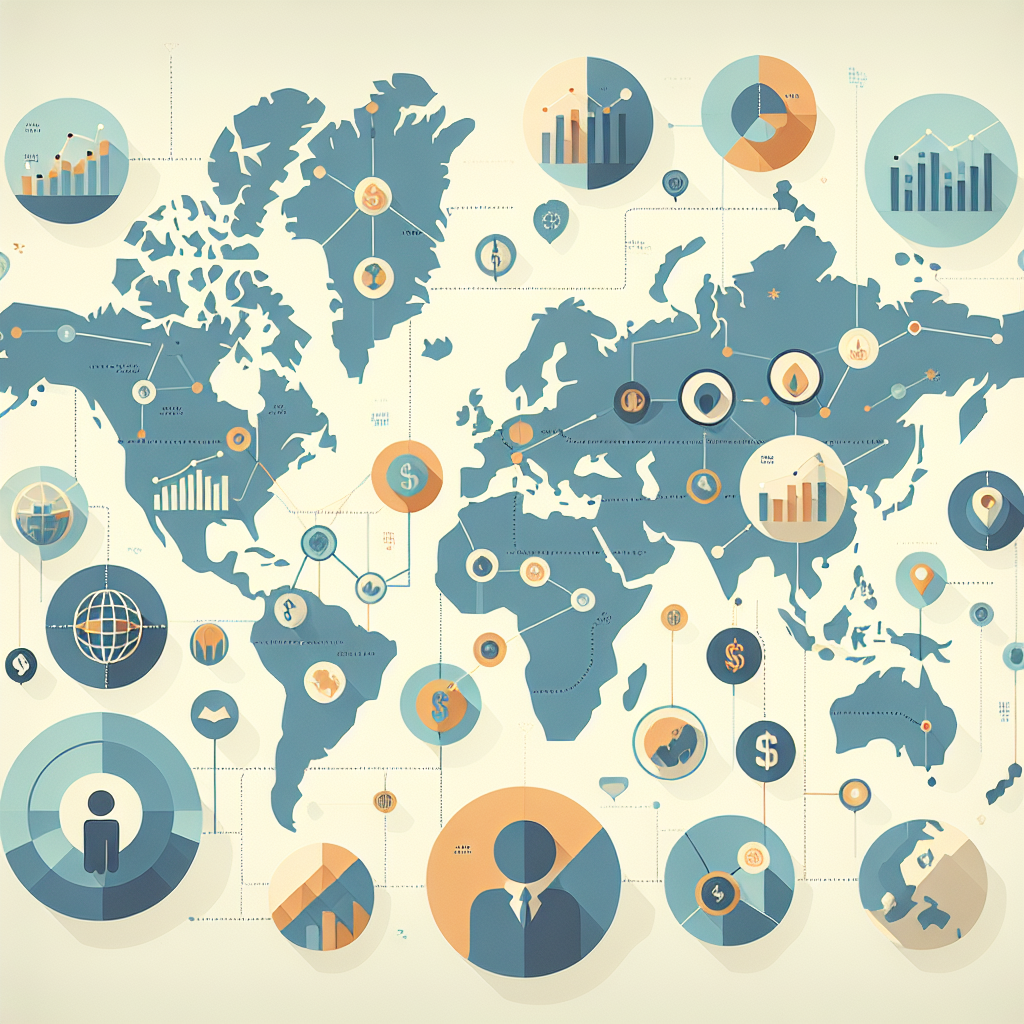 Global MLM markets and growth statistics map showing top millionaire-producing countries