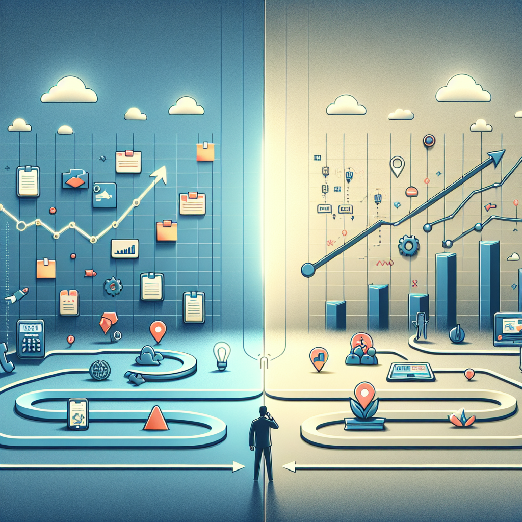 Multi-level marketing data visualization showing the evolution gap between old methods and new systems
